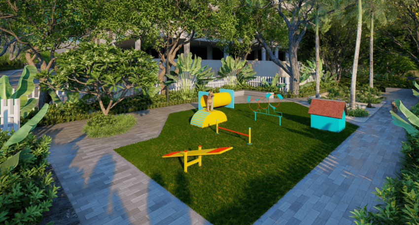 Safe and vibrant kids play area featuring rubberized flooring inside Life Republic township Hinjewadi.