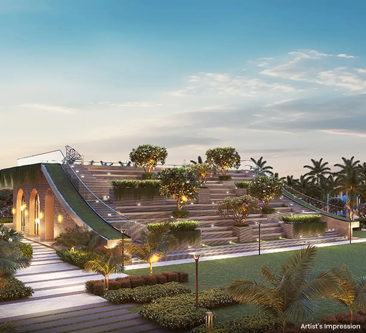 Multipurpose Hall Luxury Amenity at Canvas Life Republic Hinjewadi