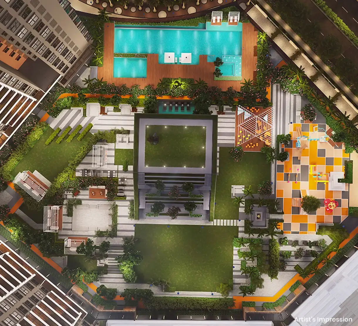 Top Podium Luxury Amenity at Canvas Life Republic Hinjewadi