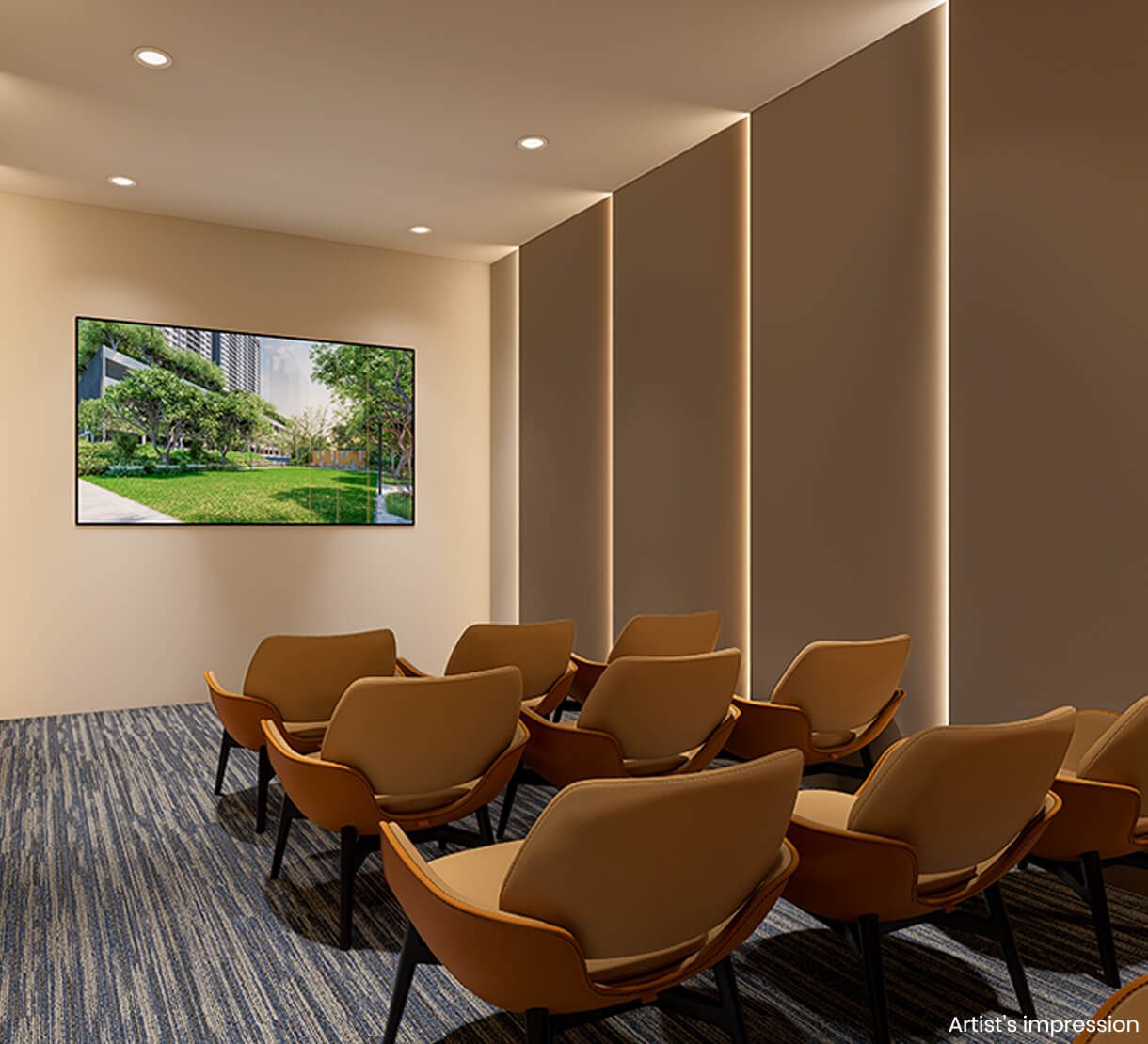 AV ROOM Luxury Amenity at Duet Life Republic Hinjewadi