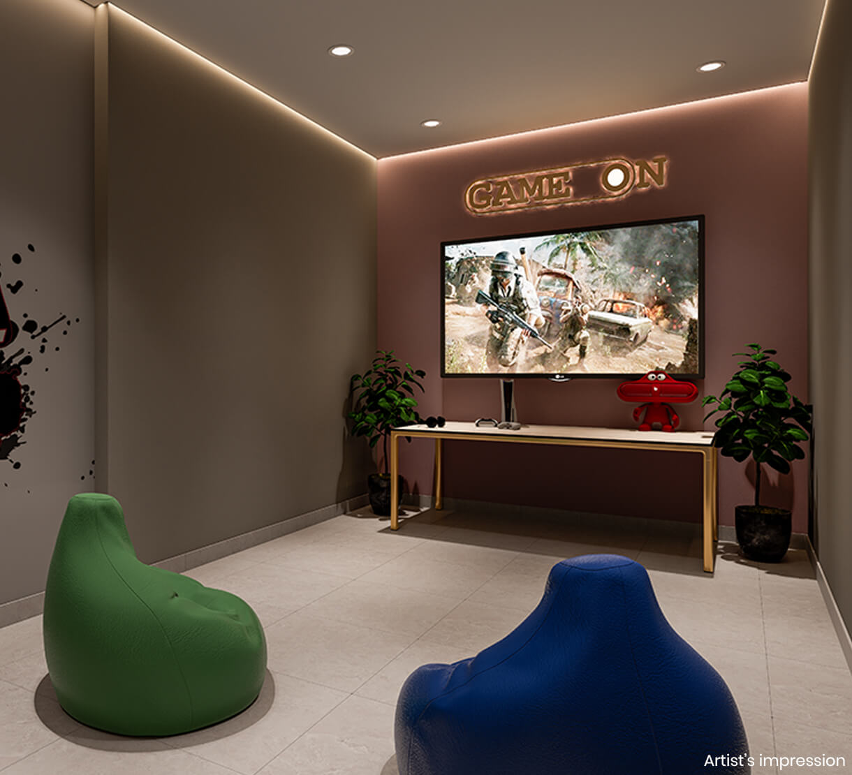 DIGITAL GAMES AREA Luxury Amenity at Duet Life Republic Hinjewadi