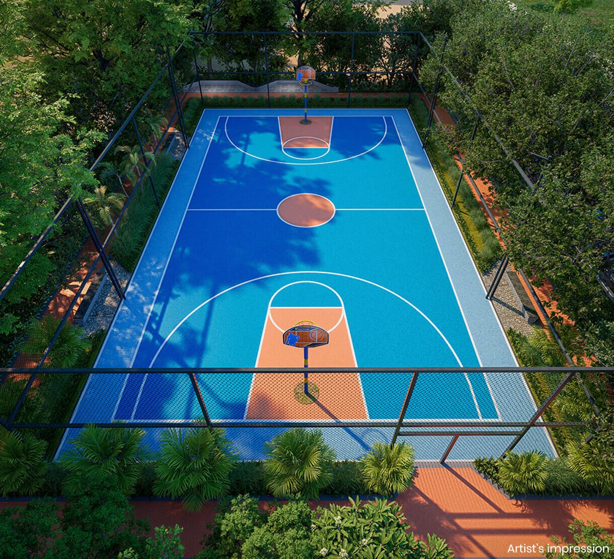 MULTI   SPORTS COURT Luxury Amenity at Duet Life Republic Hinjewadi