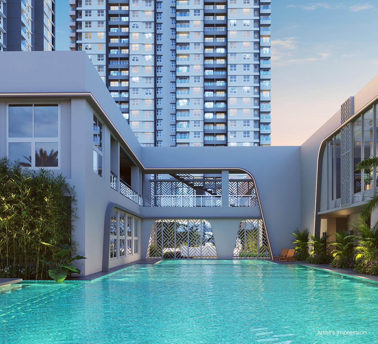 POOL Luxury Amenity at Qrious Life Republic Hinjewadi