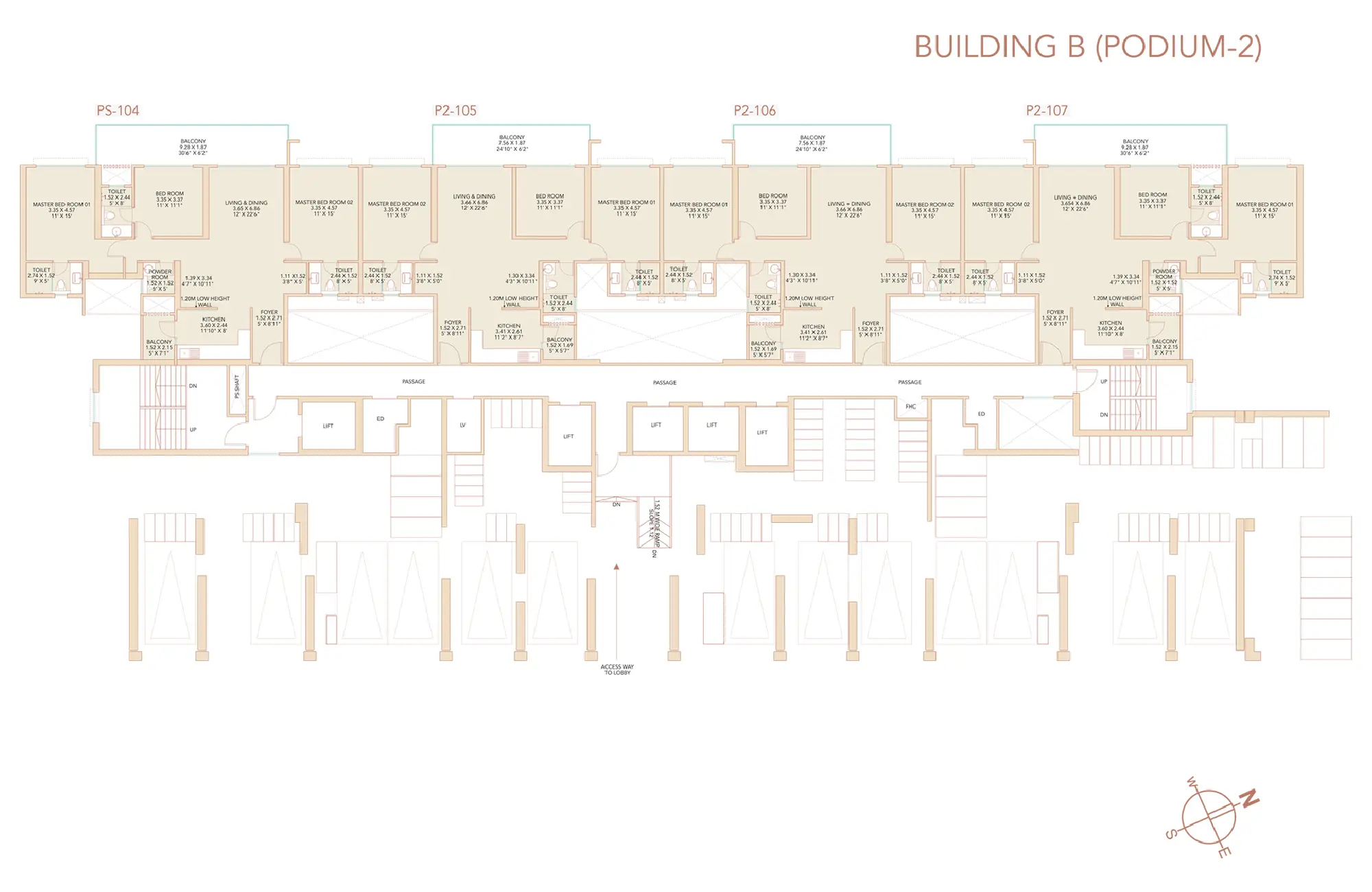 24K Espada Floor Plan - Building B